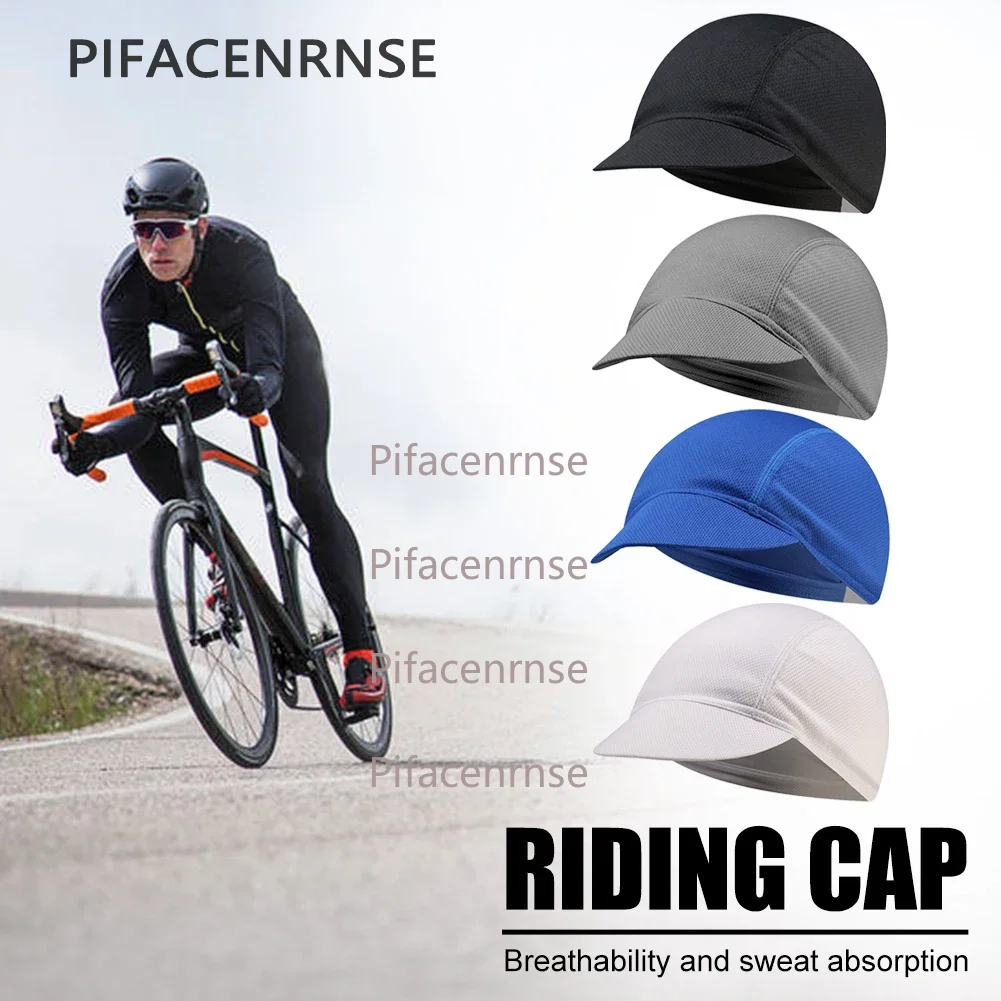 

Summer Breathable Mesh Cycling Cap Portable Dustproof Quick-Drying Elastic Riding Under Helmet Cap Men Women Outdoor Sports Hats