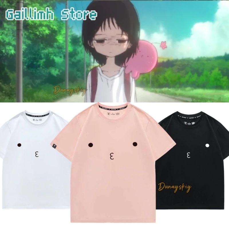 

Pink T-Shirt Costume Anime Takopii of Genzai Takopii Cosplay Women Women Disguise Cute Tops Short Sleeves Shirts Halloween Suits