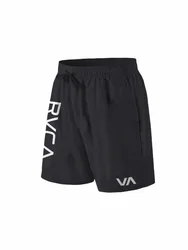 2024 Summer Men's Beach Pants Breathable Mesh Fabric Men's Quarter Shorts Basketball Sweatpants Badminton Pants Tennis Shorts