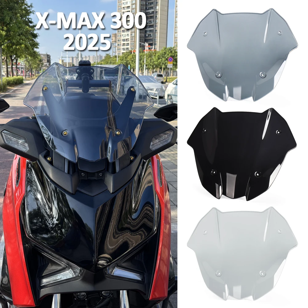 

New Motorcycle Front Windshield Deflector Windscreen Fairing Fly Screen For Yamaha X-MAX300 XMAX300 XMAX 300 Tech MAX 2025