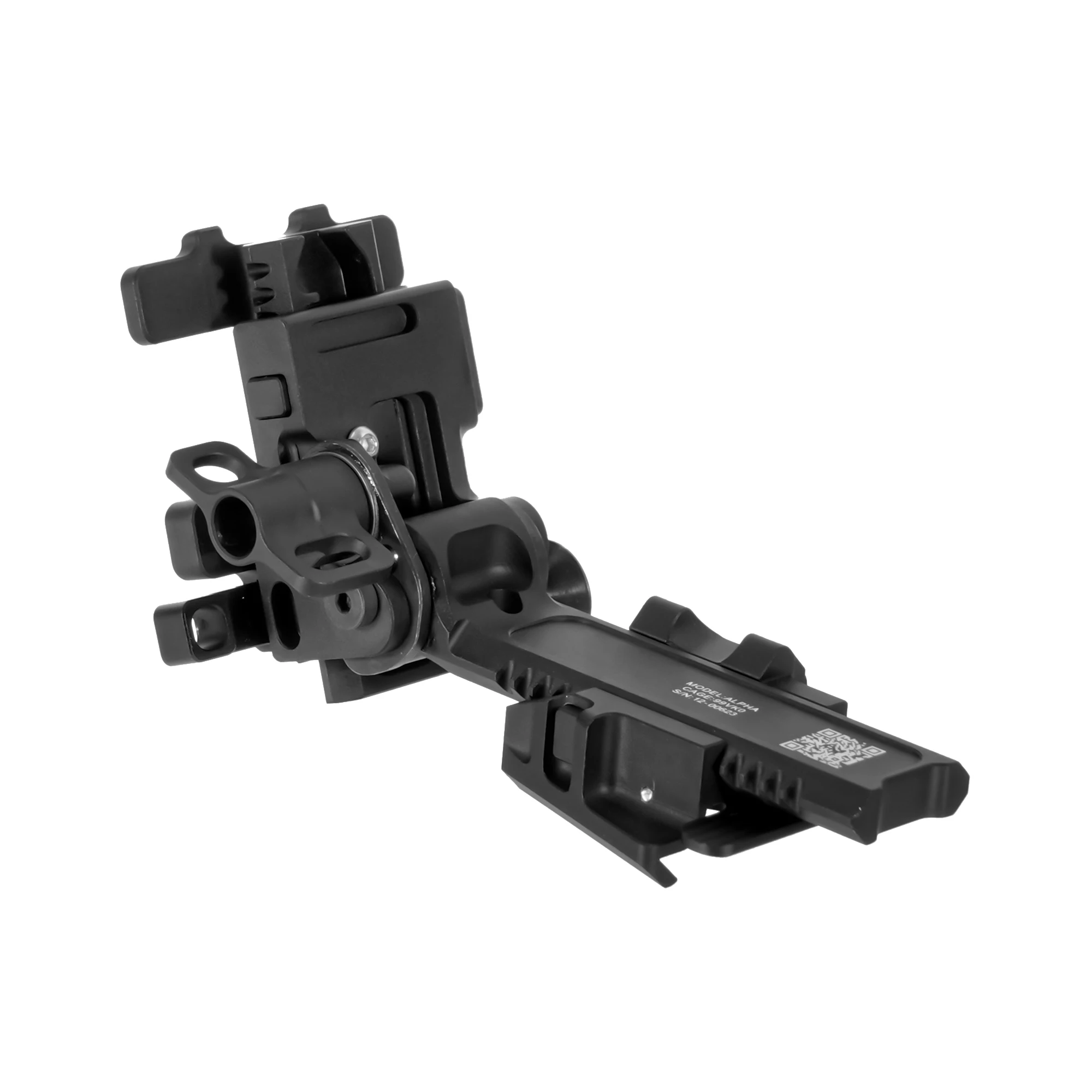 NI Alpha NVG Halterungsarm mit Schwalbenschwanzbefestigung, Ultraleichter Druckknopf-Freigabe Nachtsicht-Helmhalterung für PVS-14 PVS31 GPNVG-18 – Detail 7