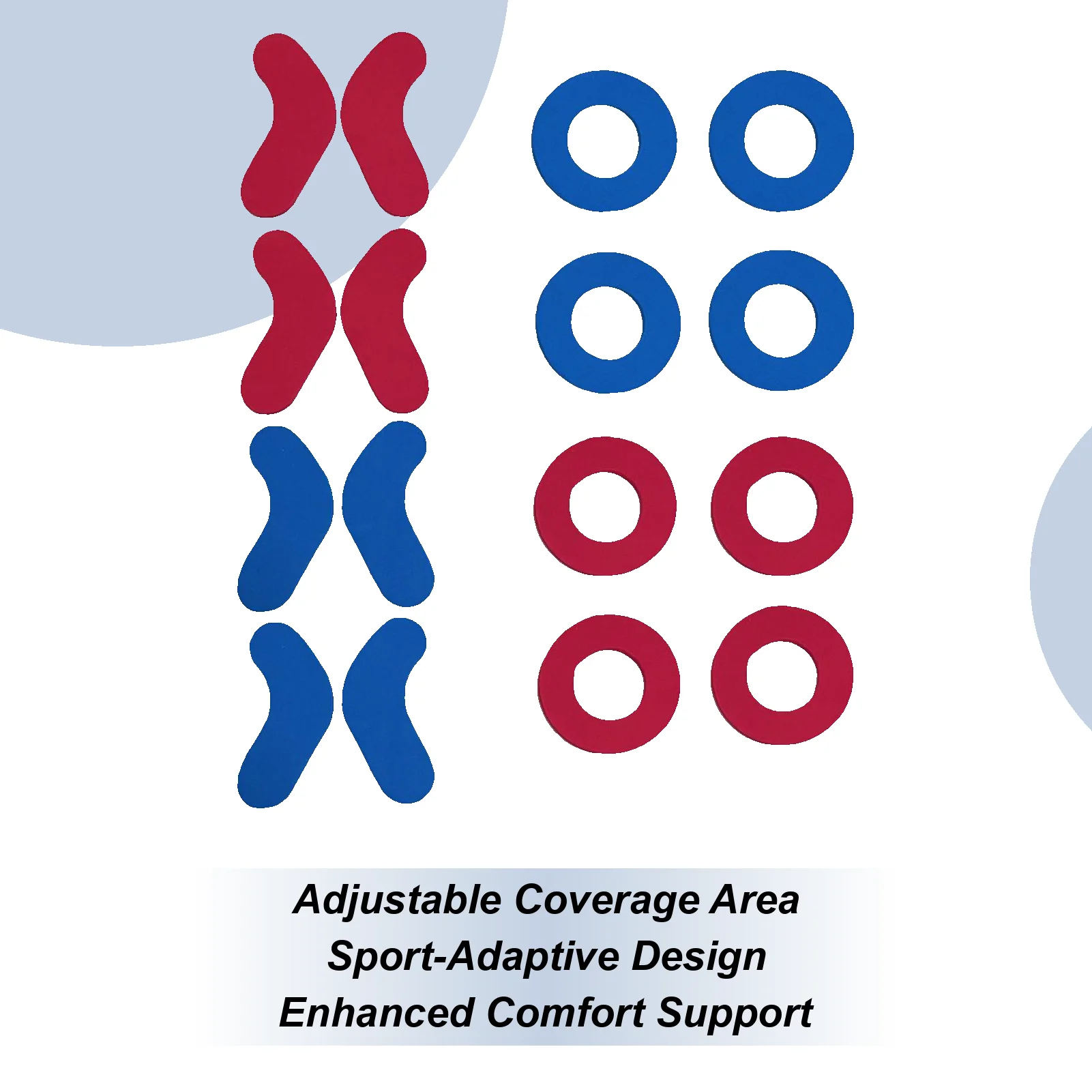 منصات تركيب أحذية التزلج 16 قطعة ذاتية اللصق إيفا رغوة واقية التزلج الكاحل حماية رغوة الحشو لتقليل رفع الكعب #1