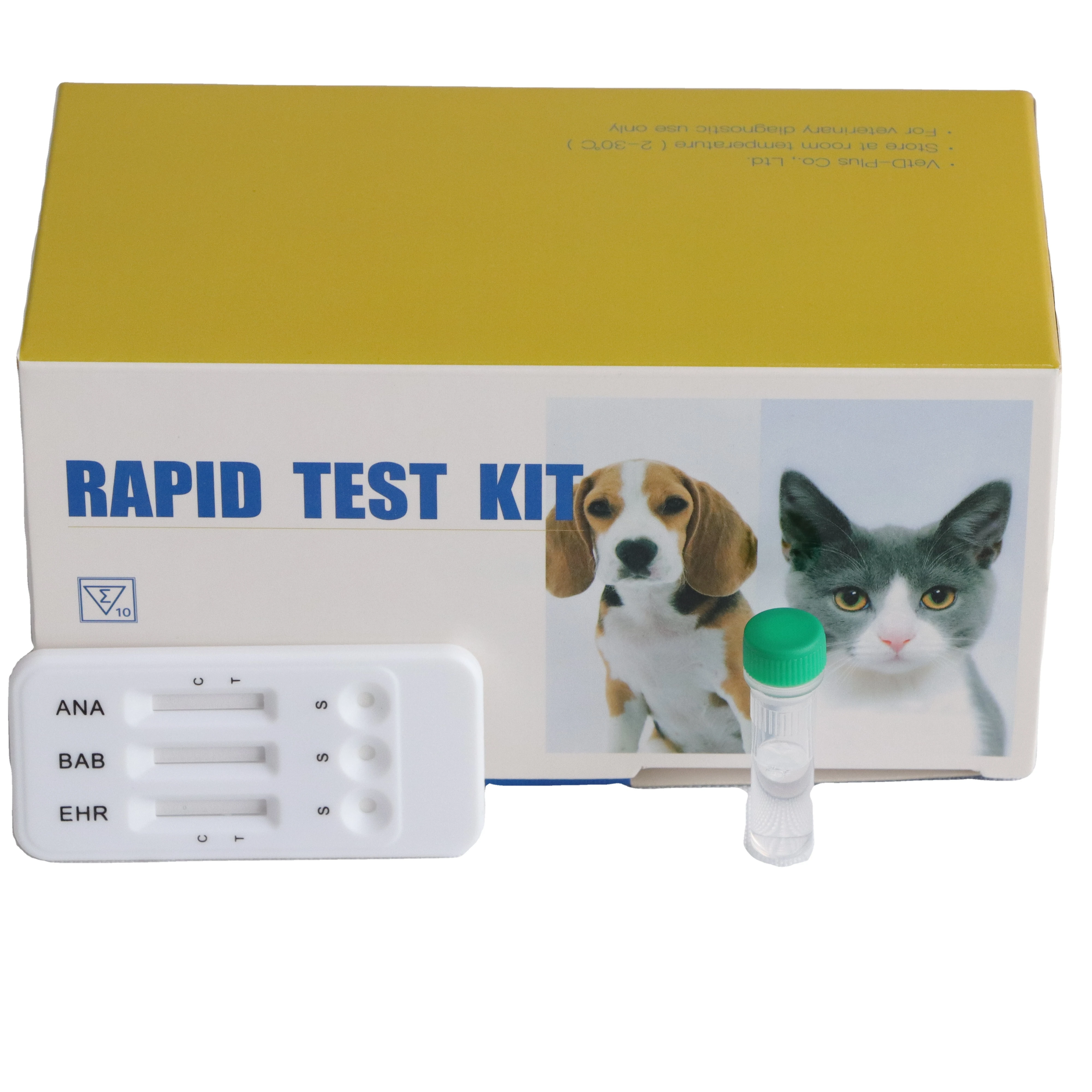 Ehrlichia/Babesia/Anaplasma Combo Rapid Diagnostic Veterinary Test Kits