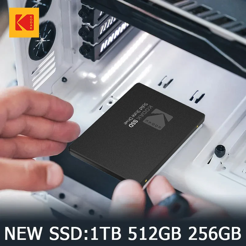 

KODAK X120Pro Sata SSD 1T 512GB 256GB 128GB SATA3 Internal Solid State Drive 2.5 Inch HDD Hard Disk for Laptop Desktop PC Server