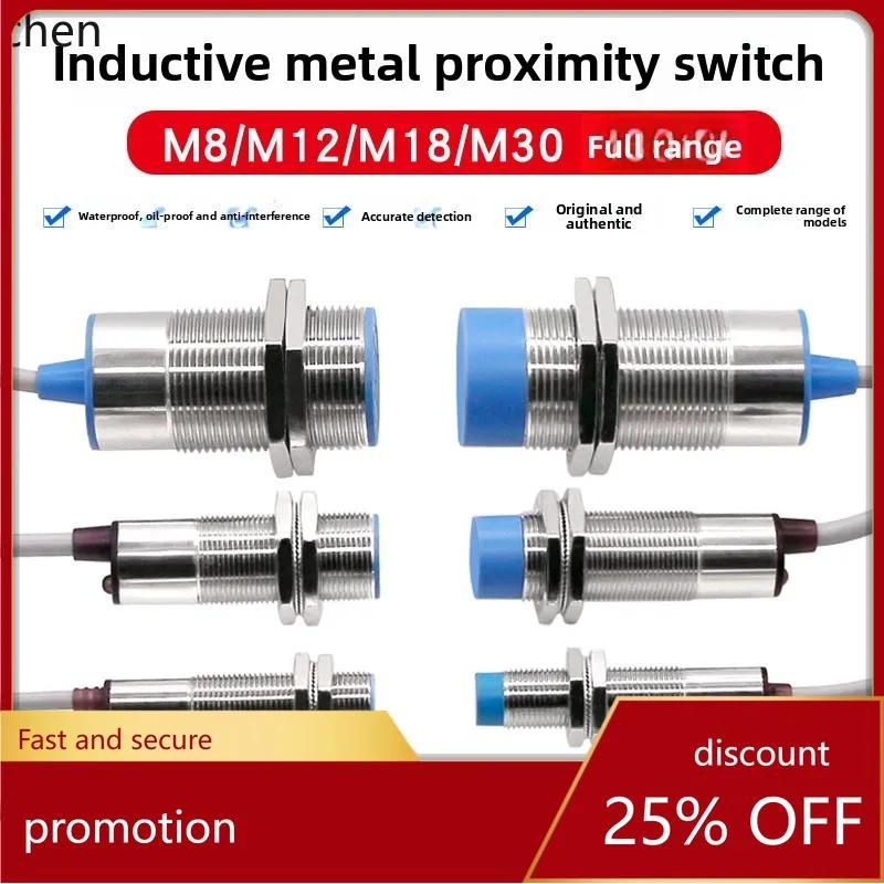 Hxl 8mm12mm inductive proximity switch sensor pnp