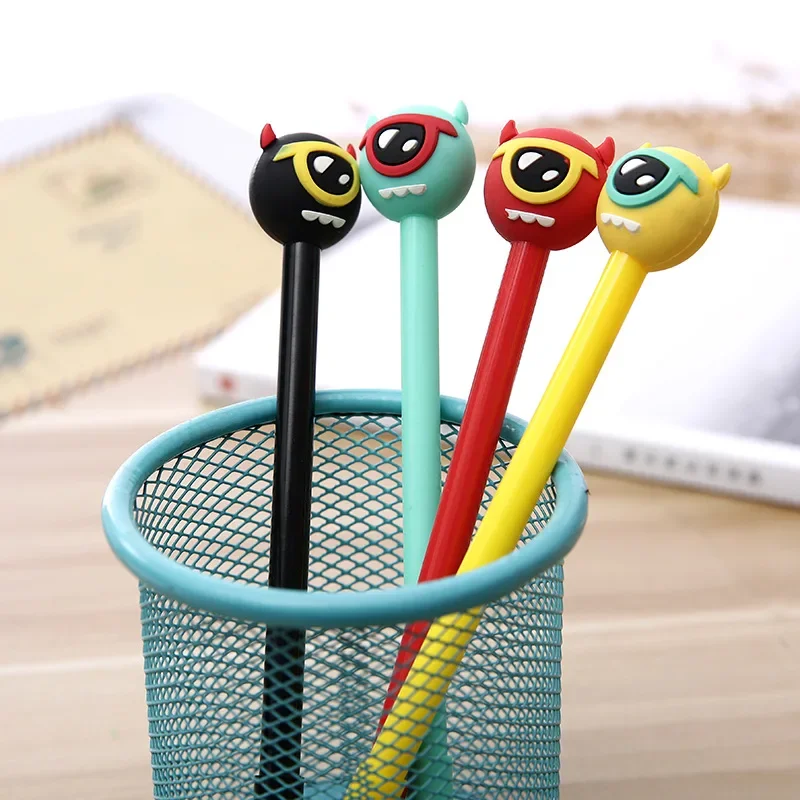 20Pcs new stationery creative cartoon single-eyed monster office gender-neutral pen, students learn stationery