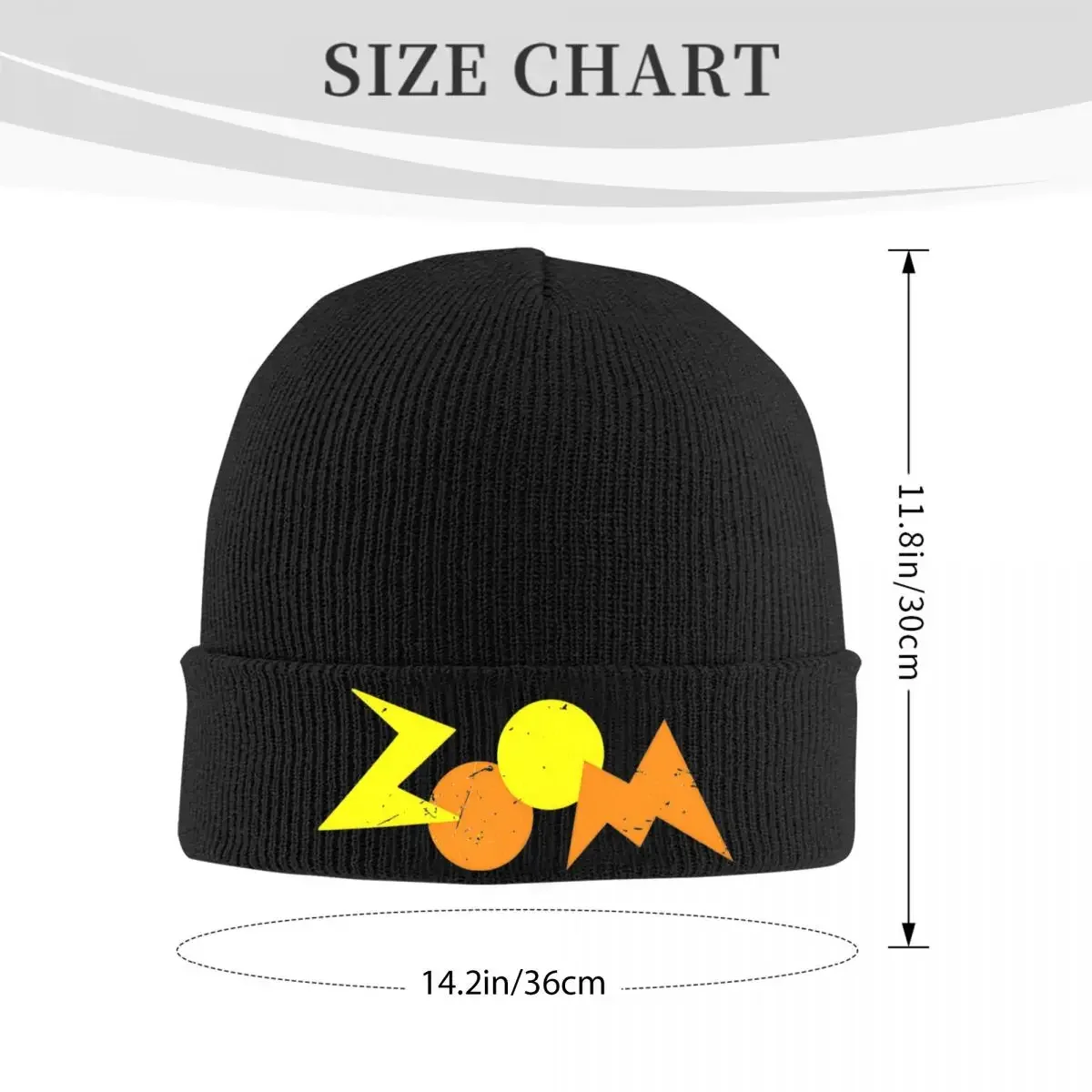 The Zoom Knitted Hat Beanie Autumn Winter Hat Warm Acrylic Casual Funny Retro Caps Men Women