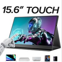 15.6 inch Portable Touchscreen monitor lcd display gaming monitor for pc Raspberry Pi Laptop PS4 Xbox360 switch HDMI-Compatible