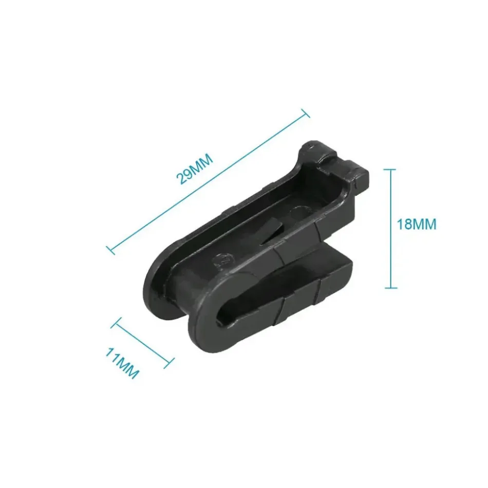 4PCS Auto External Universal Accessories Car Front Wiper Blade Arm Adapter Clip J Hook Type A C D Black Car Wiper Arm Parts