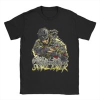 Men Women Snake Eater Metal Gear Solid 3 T Shirt Pure Cotton Graphic Tee Shoot Shirts Game Fans Love Top Clothing