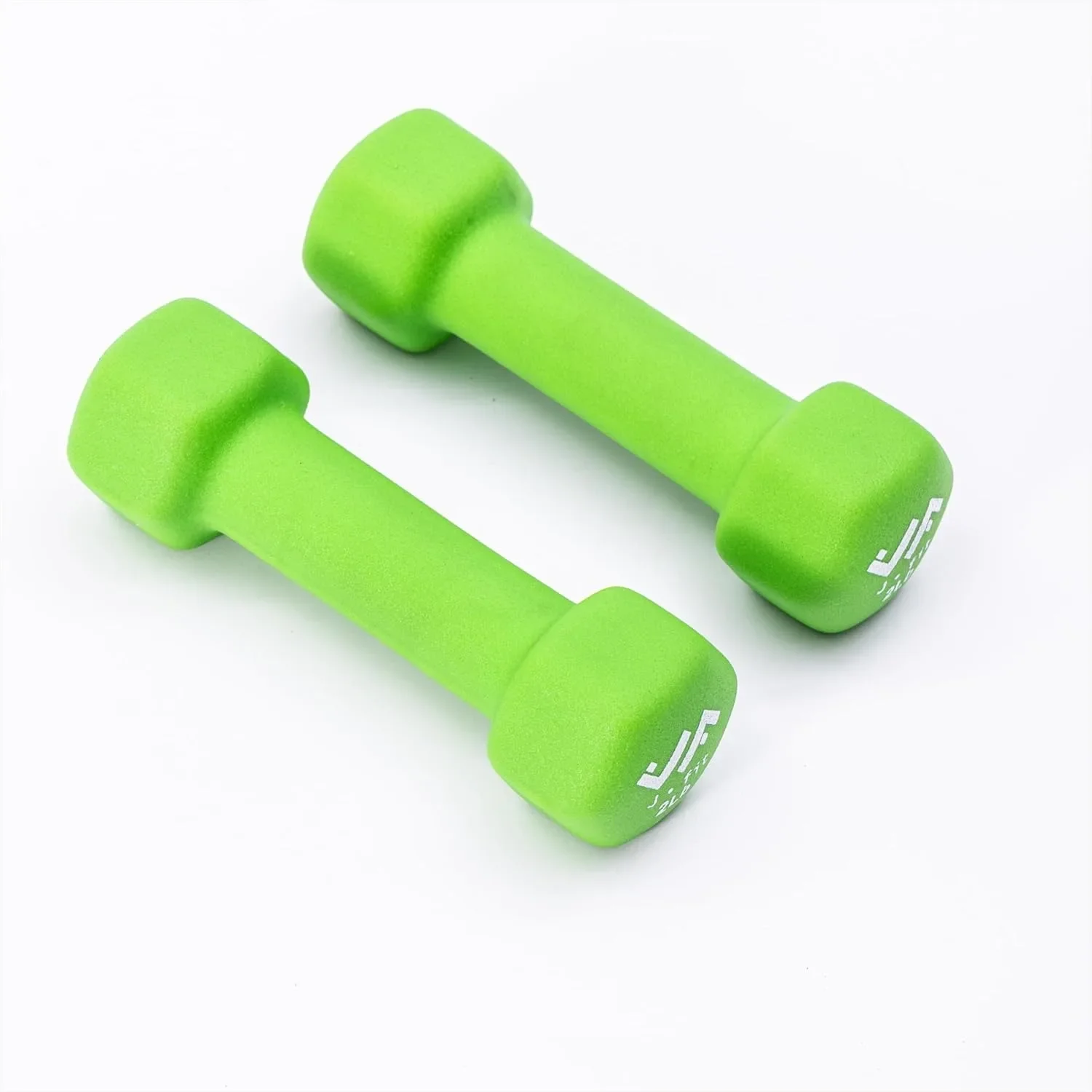 

Neoprene Dumbbell Pairs 1-20 Lbs Set For Home Gym Strength Training Aerobics Cardio And Fitness With Hex Design And Color-Coded Weights