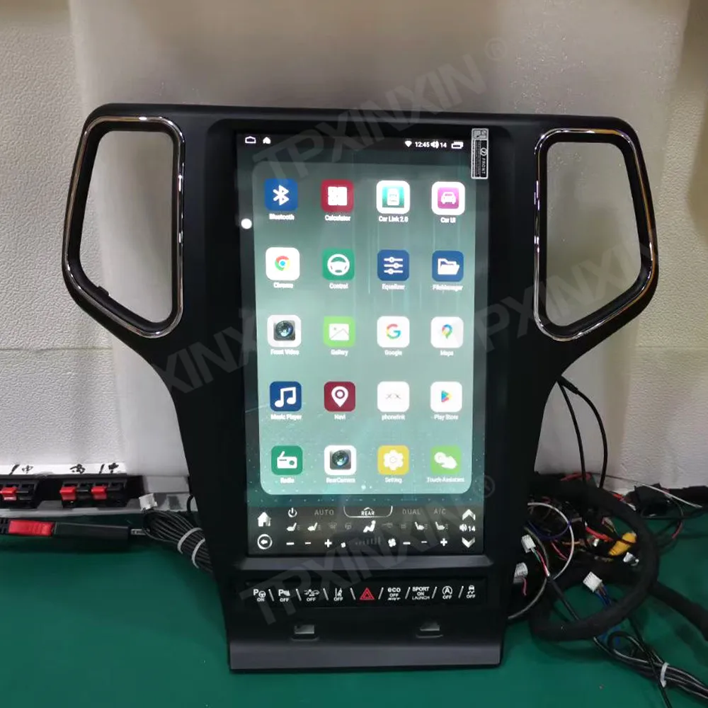 

13,6-дюймовый автомобильный радиоприемник Android для Jeep Grand Cherokee 8AT 2014-2016 CarPlay стерео мультимедийный плеер GPS DSP магнитофон