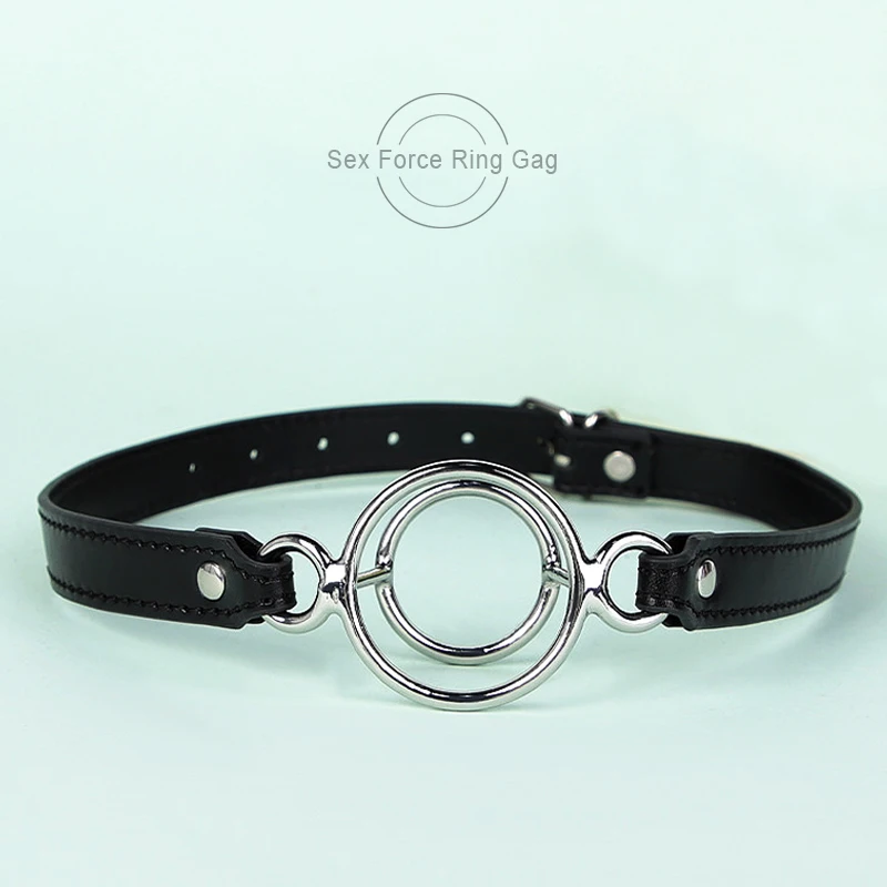 

Bdsm Exotic Bondage Accessories Forced Open Mouth Ring Gag Deep Throat Exercise Fetish Couples Sex Games Role Play Erotic Goods