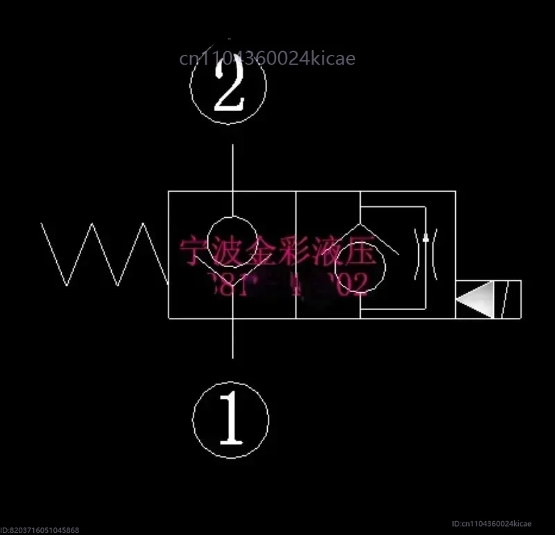 عرض خاص وحدة طاقة الرفع الهيدروليكي دليل موقفين اتجاهين DHF08-220H خرطوشة ملولبة مغلقة عادة الملف اللولبي Va #4