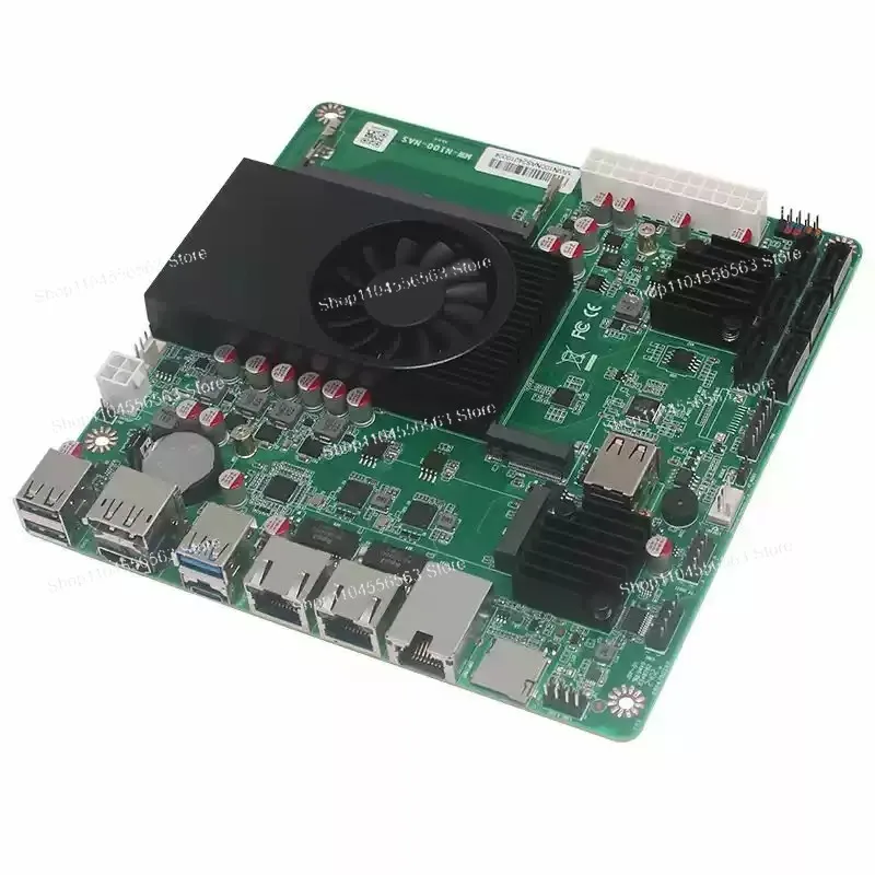 N150/N305 Six-bay NAS Motherboard,Dual 2.5G + Single 10G High-speed Network Ports,Dual M.2 Interfaces,High-performance NAS Board