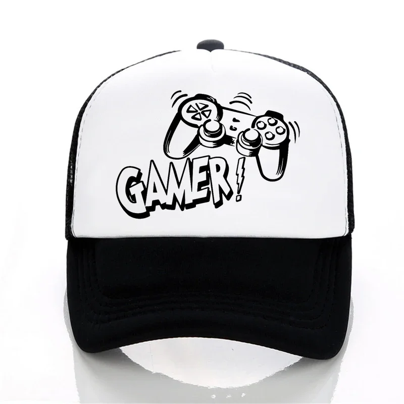 

For gamer cap funny Gaming Baseball caps Video Game Shirt Men Summer Mesh cool hat Men women adjustable snapback hats