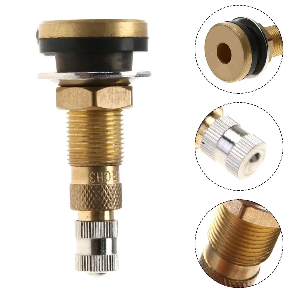 Water Tubeless Tire Valve Stem TR618A Brass For Agricultural Tractor Valve Compatible with Different Tire Models