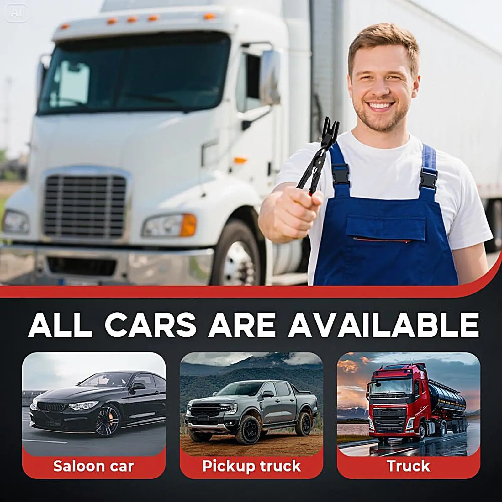 كليب كماشة السيارات تقليم كليب إزالة ذو طيات أدوات مريحة متعددة الوظائف مجتذب لصيانة شاحنة رحلة الطريق السيارات