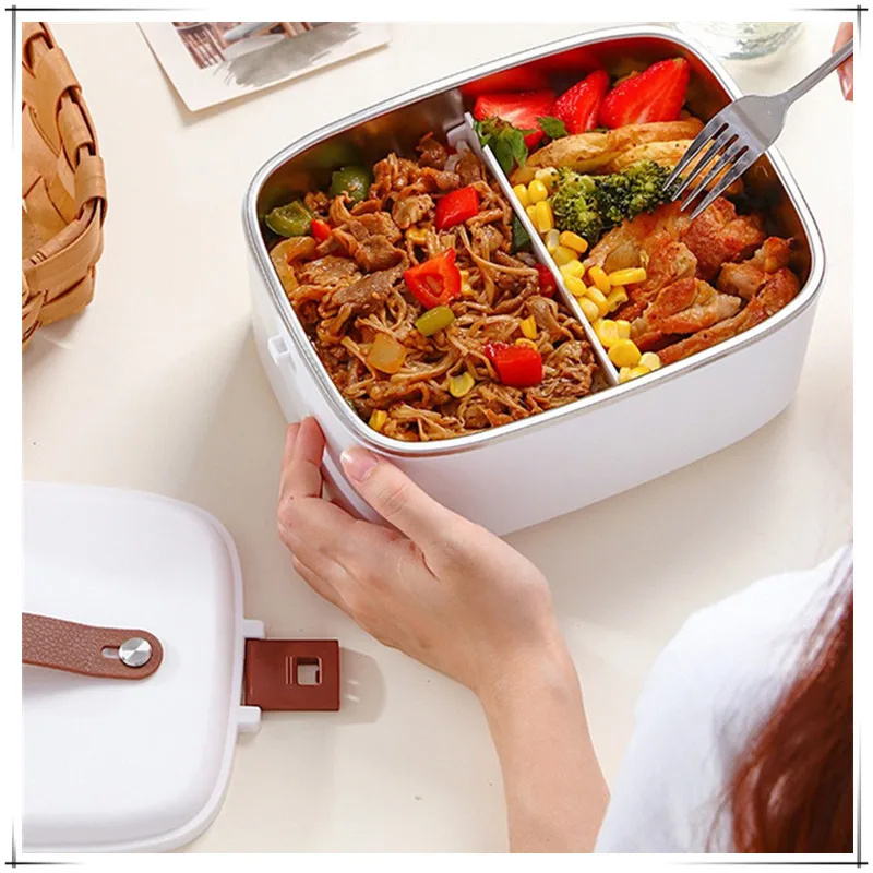 1.8l Auto Magnetron 12V 24V Multifunctionele Rijstkoker Grote Capaciteit Watervrije Verwarming Lunchbox