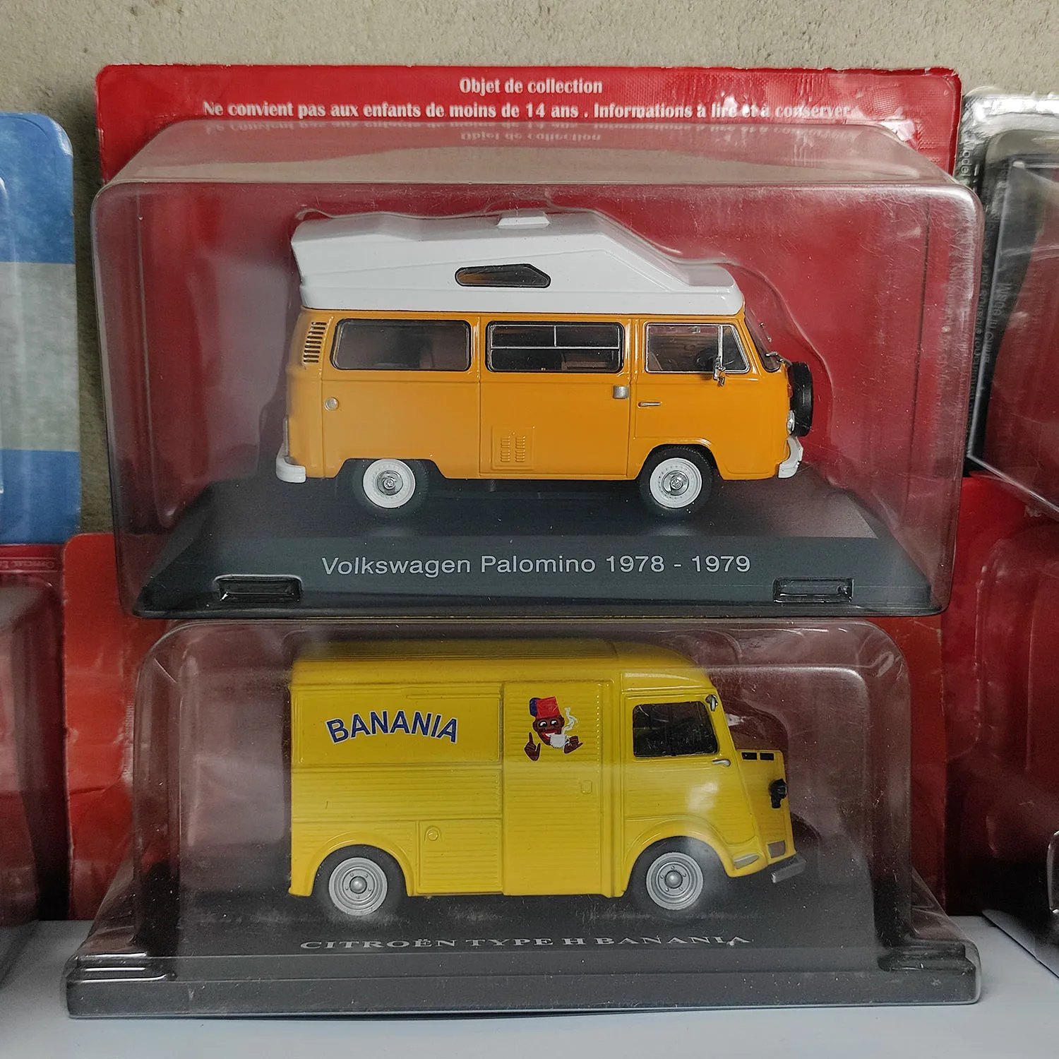 Modelo de coche de aleación Citroen TIPO H BANANIA, escala 1:43, VW Palomino 1978-1979 y Citroen