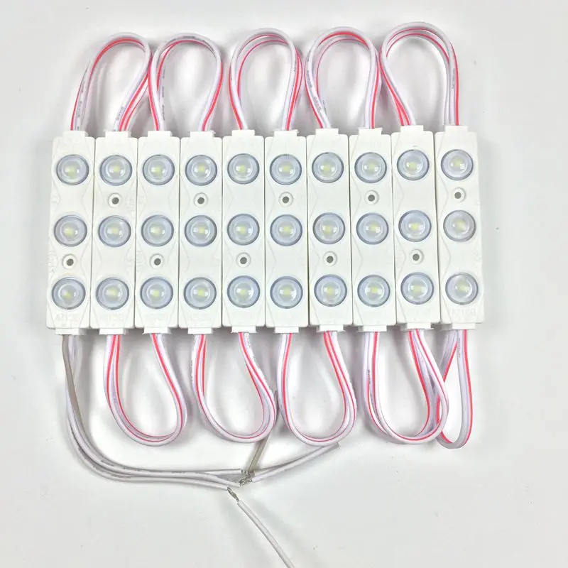 Super Heldere Smd 2835 Led Injectie Lens Module 1.5W Reclame Ontwerp Hoge Kwaliteit Led Module Verlichting Module 3 Leds DC12V