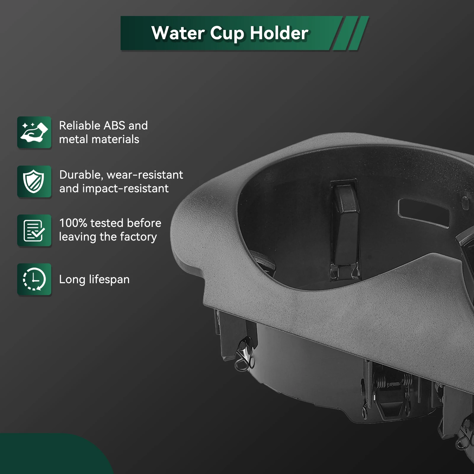 Car Center Console Insert Drinks Water Cup Holder For Mercedes Benz C E GLC V G Class W205 W213 W253 W447 2056800691 A2056800691