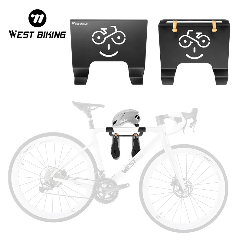 

WEST BIKING Wall Mount Bicycle Parking Rack Multifunctional Wall Hooks Bike Holder Storage Rack Indoor MTB Bike Display Stand