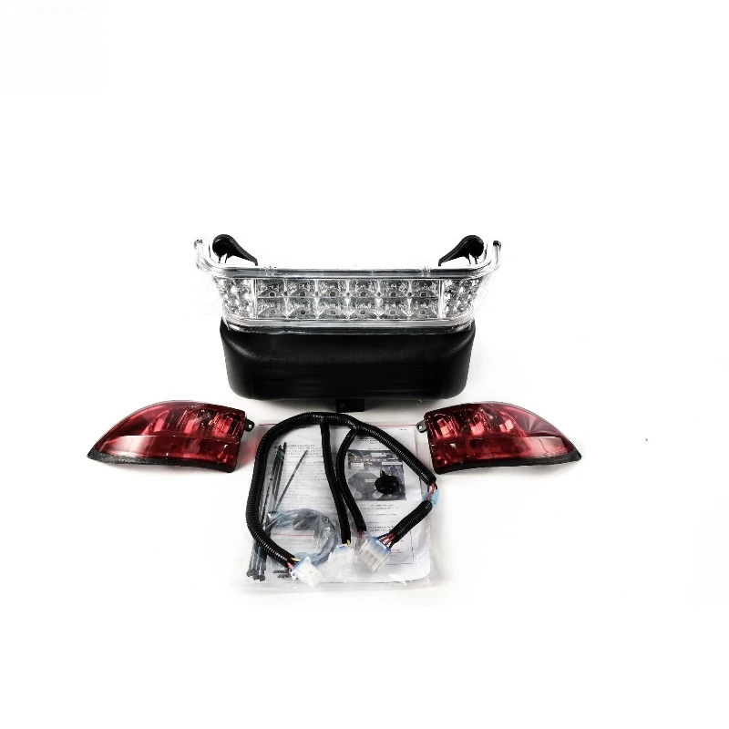 

Golf cart LED headlight set Daytime running light, turn signal high beam