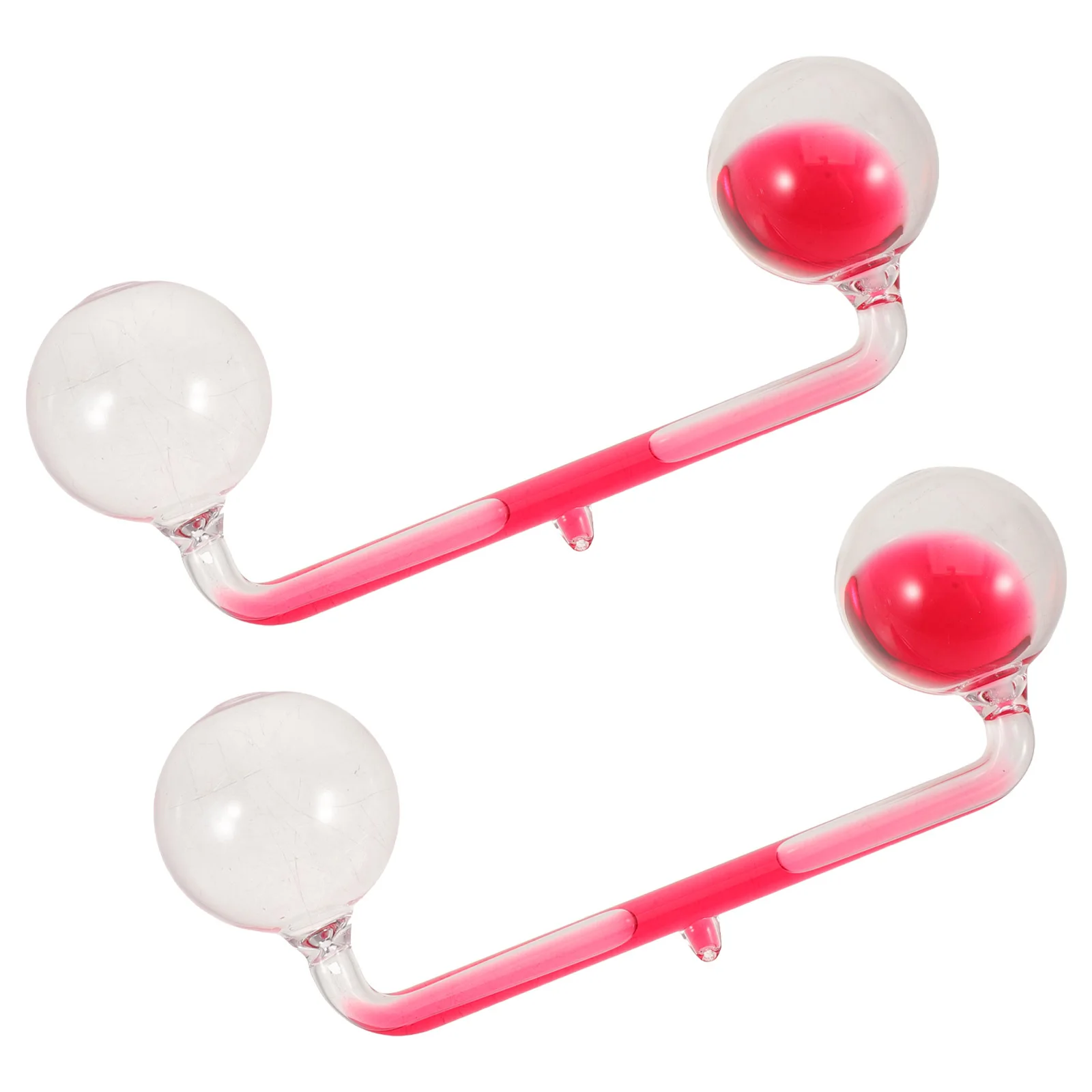 

Glass Hand Boiler Science Energy Tool Vintage Hourglass Decor Desk Mini Experiment Meter Colorful Liquid Movements Educational