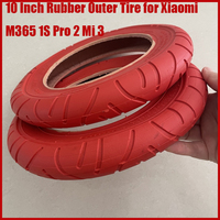 10 Inch Rubber Outer Tire for Xiaomi M365 1S Pro 2 Mi 3 Electric Scooter Automatic Intelligent Red Outer Inner Tube Wheel Tyre