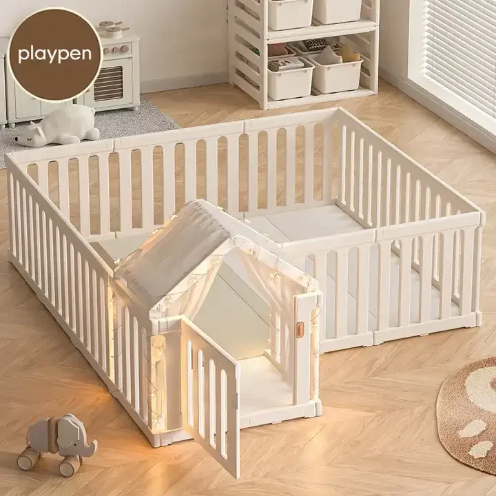 Exclusive To Baby Playing Area Tent House Indoor Playpen For Baby And Toddlers Playground With Play Mat Play Pen For Baby