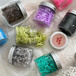 180PCS Colourful Rubber Ring Disposable Elastic Hair Bands Ponytail Holder Rubber Band Scrunchies Girls Hair Accessories for Kid