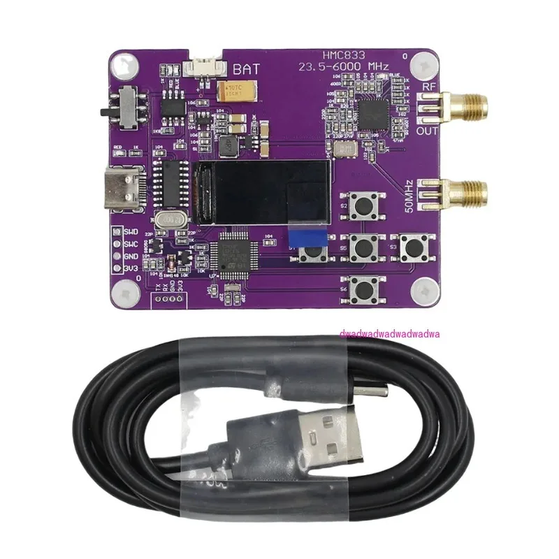 

6GMhz Signal Source 23.5-6000MHz RF Module Maintenance Repair Signal Generator Easy Installation Measurements Equipment Board