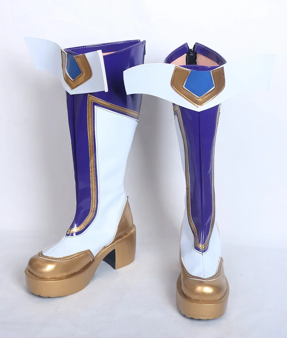 Ezreal Cosplay The Prodigal Explorer Ezreal Cosplay Boots LOL Cosplay Shoes Custom Made Any Size