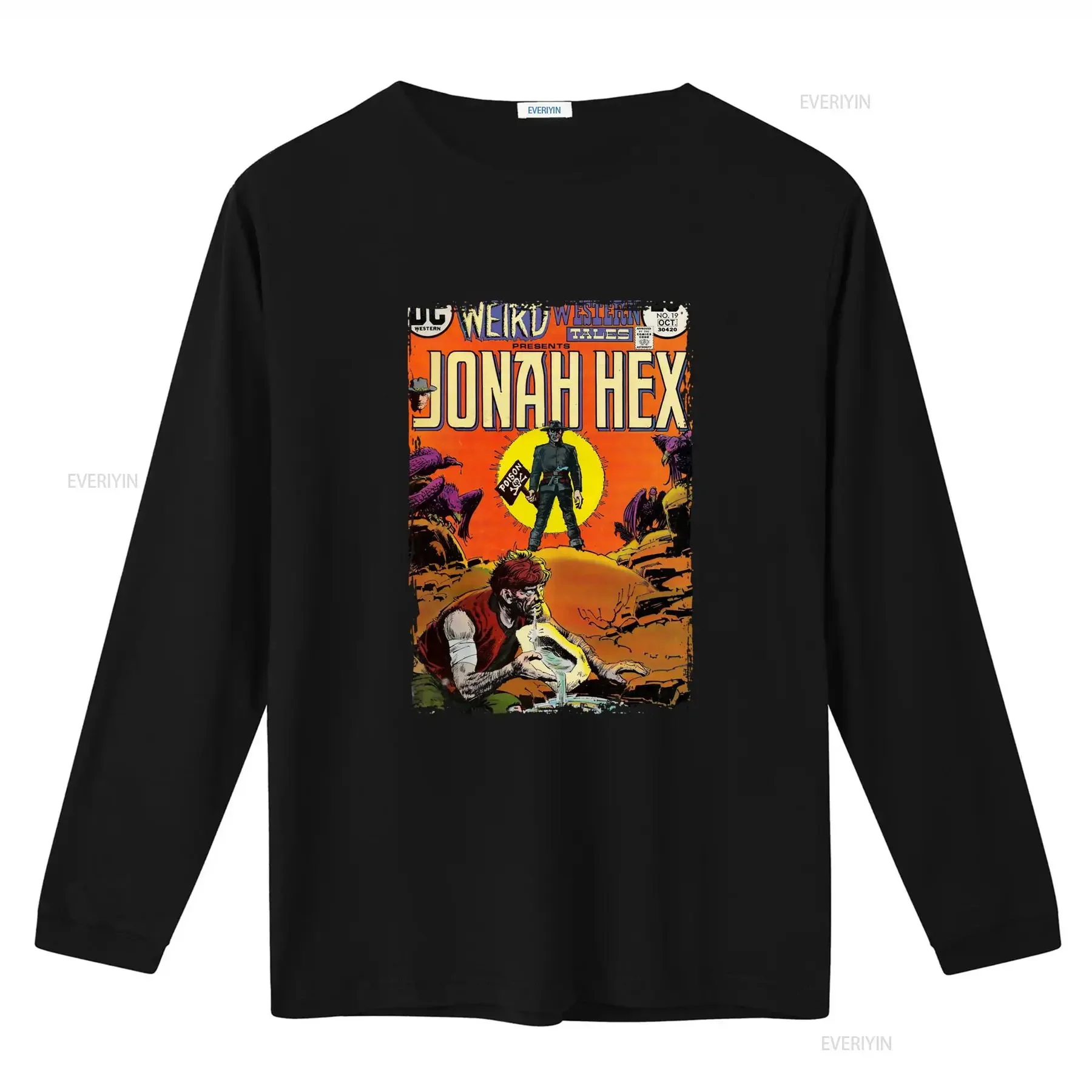 Jonah Hex Comics Issue 19 T Shirt Vintage Western Adventure Design vintage Washed Stylish streetwear Soft Unisex Versatile