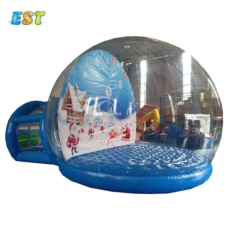 China factory pvc 3m inflatable snow globe winter tent Christmas party & commercial activity for sale