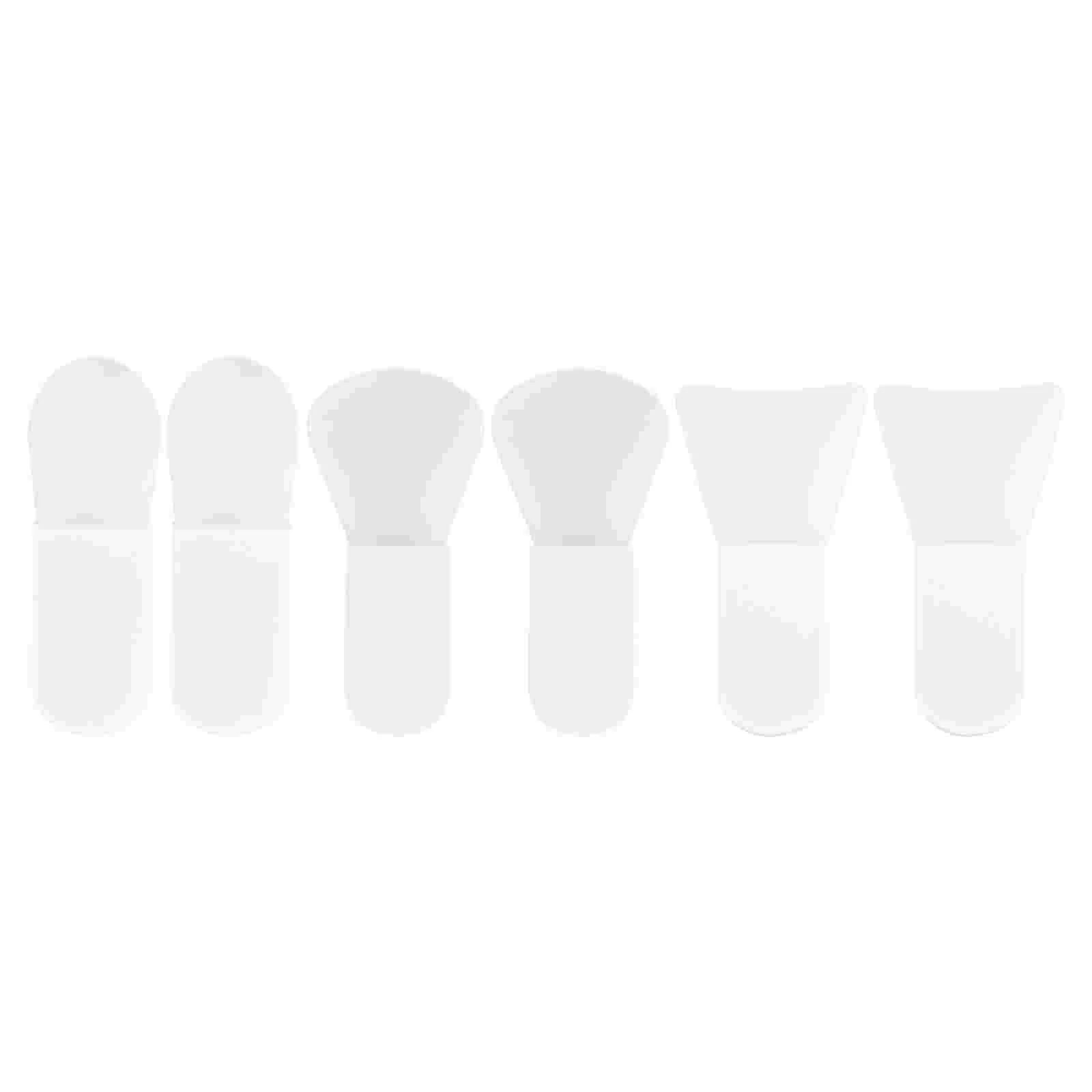 

6 Pcs Paintbrushes Scraper Tool Silicone Mask Cream Applicators Facial Stirring The Face Tools Mud White Makeup