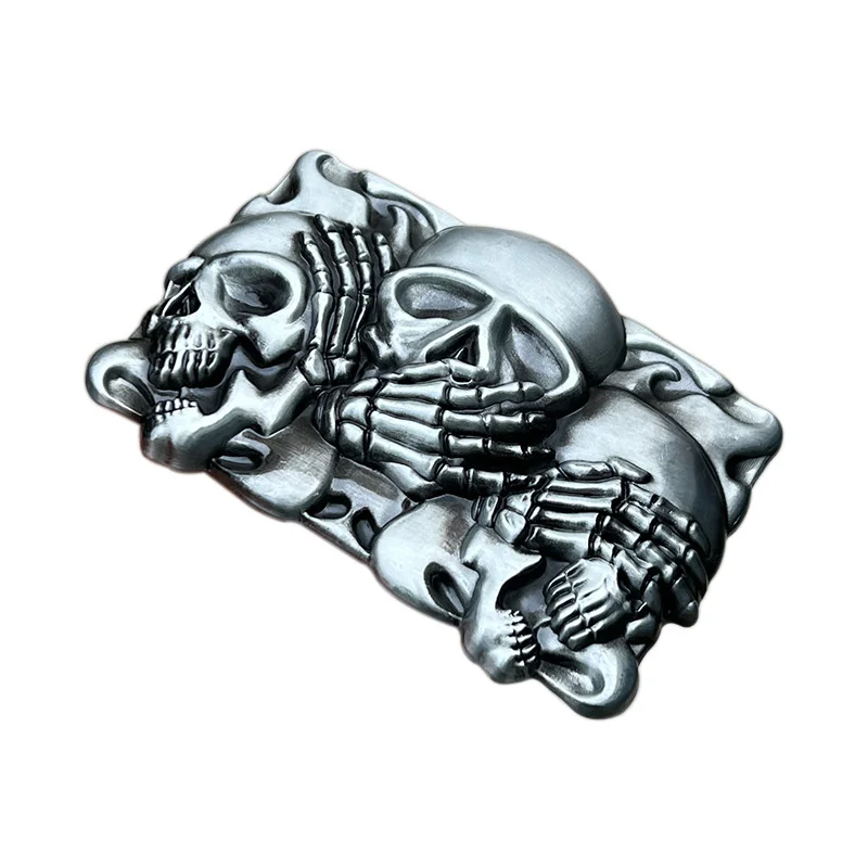 Retro punk personality belt buckle Western style