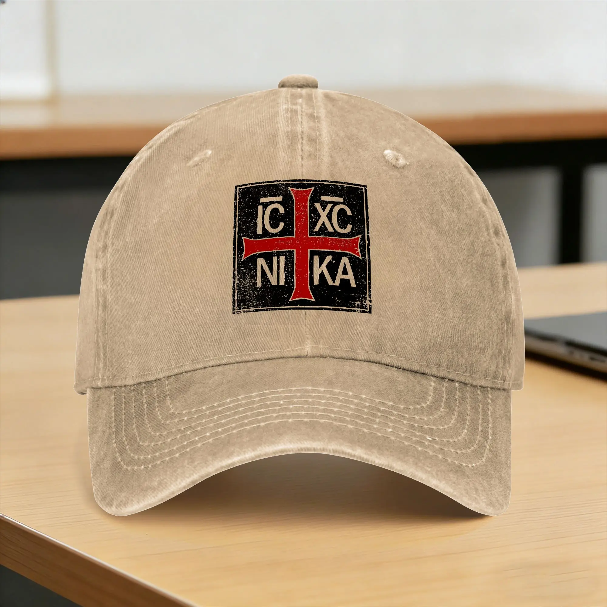 Casquette de baseball décontractée Jesus Conquers Ic Xc Nika pour femmes et hommes, idéale pour l'été, la course, style hippie, casquette de camionneur, streetwear, anti-UV