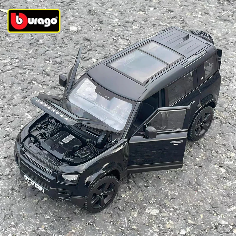 

Bburago 1:24 Land Rover Defender 110 SUV Alloy Car Model Diecast Metal Off-road Vehicles Car Model High Simulation Kids Toy Gift