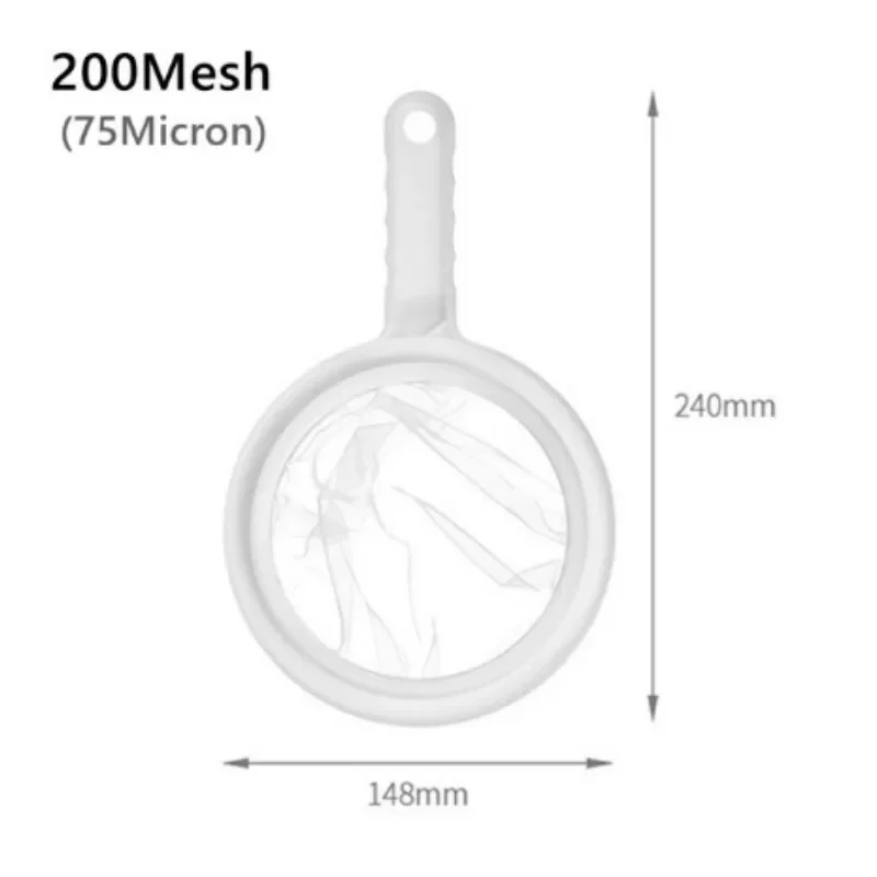 Soybean Milk Filter Screen Household Superfine Juice Filter Screen Separation Filter Slag Separation Kitchen Spoon Filtration