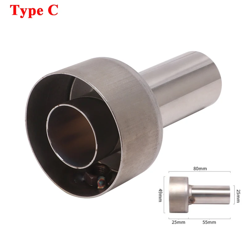 Съемный глушитель для выхлопных газов, 49 мм, 51 мм, для мотоциклов от Yoshimura R11, R55, R77, модифицированная система выхлопных газов, глушитель