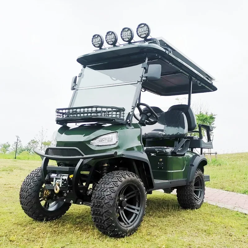 New Designed Factory Price 5000W/7000WLithium Battery Operated 2 4 6 8 Seater Golf Buggy Electric Golf Cart