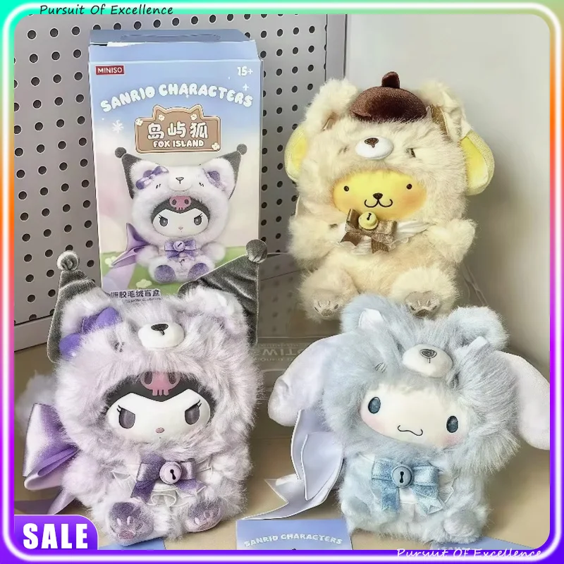 

Лидер продаж, новинка Produc Island Fox, слепая коробка, плюшевая виниловая серия, модель, орнамент, милые модные игры, настольная периферия, подарки в упаковке