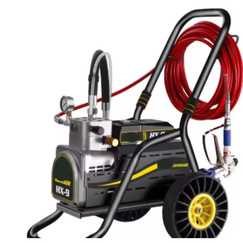 Безвоздушный распылитель латексной краски высокого давления, мощный многофункциональный электрический распылитель краски для покраски покрытия, пистолет-распылитель