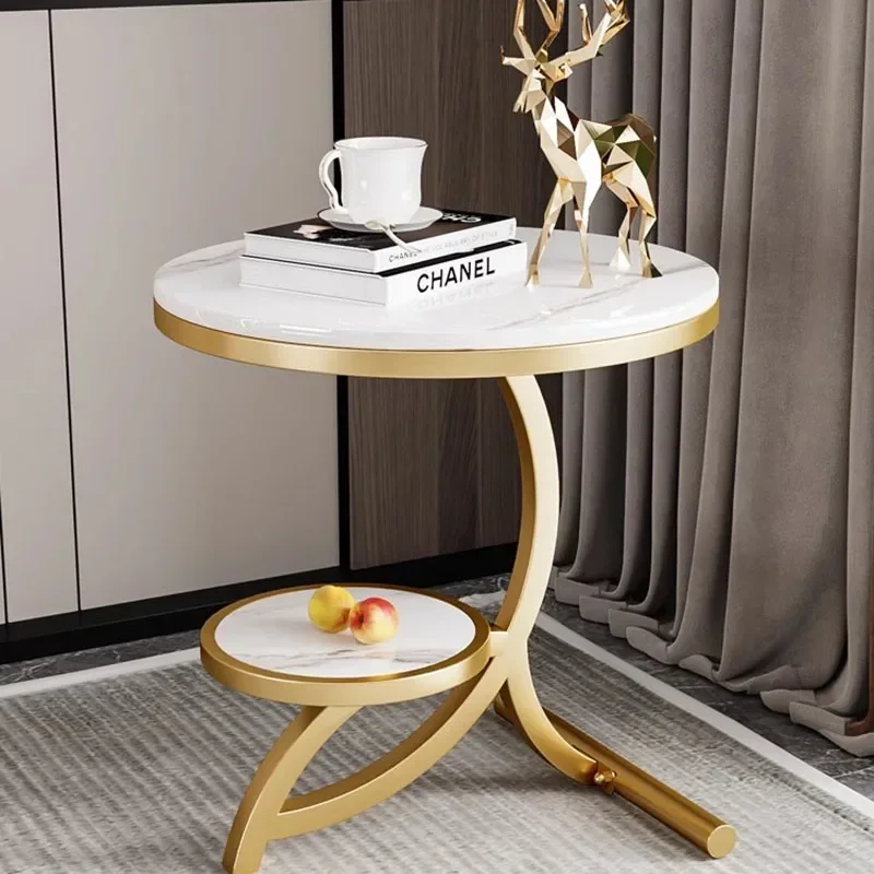 طاولات القهوة المعدنية الدائمة الشمال تصميم الدائمة المدخل طاولة القهوة الصغيرة المدخل الحديث Tavolino Da Salotto أثاث المنزل