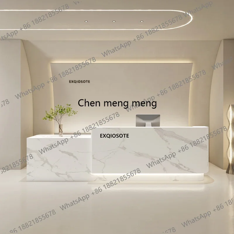 M132 Church Pulpitos Reception Checkout Industrial Professional Aesthetics Restaurant Counter Customer Reception Industrial Bank