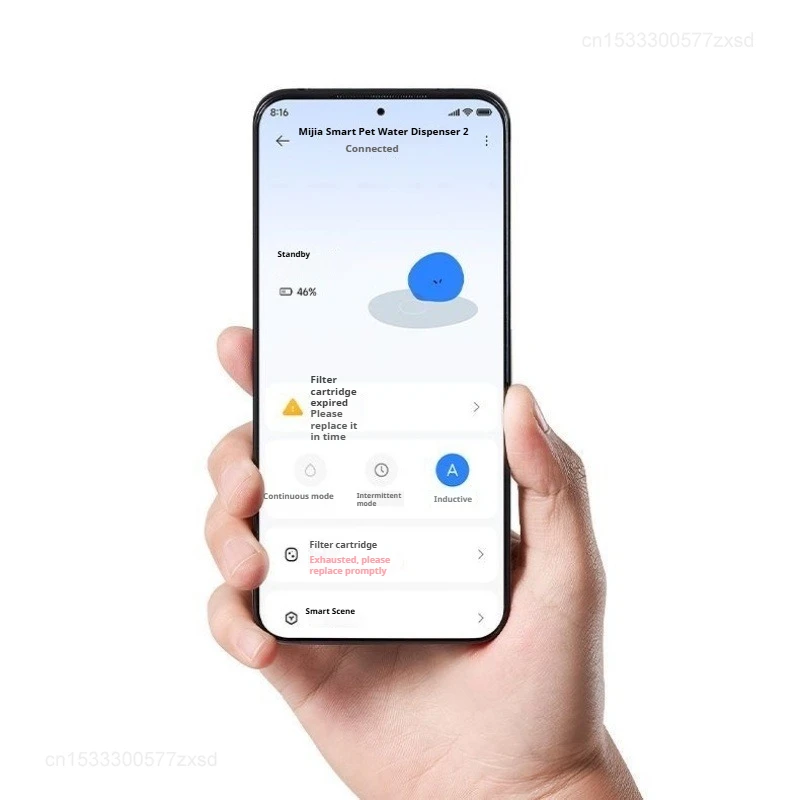 نافورة الحيوانات الأليفة الذكية Xiaomi الأصلية 2 فلتر 3 قطع ملحقات فلتر قابلة للاستبدال