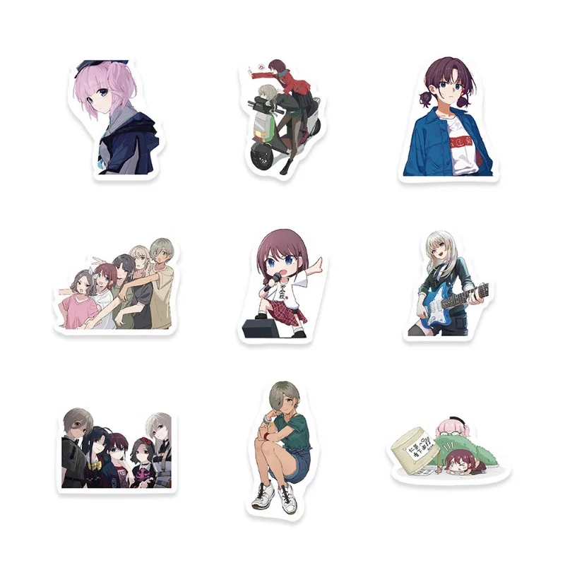50/30/10 Stuks Yomozuki Runa Jabami Yumeko Anime Rond Graffiti Stickers Scooter Laptop Auto Uiterlijk Decoratie Stickers