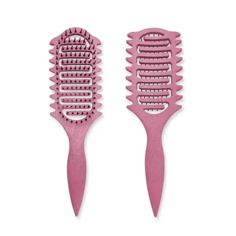 Locken-Definierbürste mit Hohlraumdesign, Entwirrbürste für nasses, lockiges Haar, Formgebende Lockenbürste, Friseurwerkzeug – Detail 8